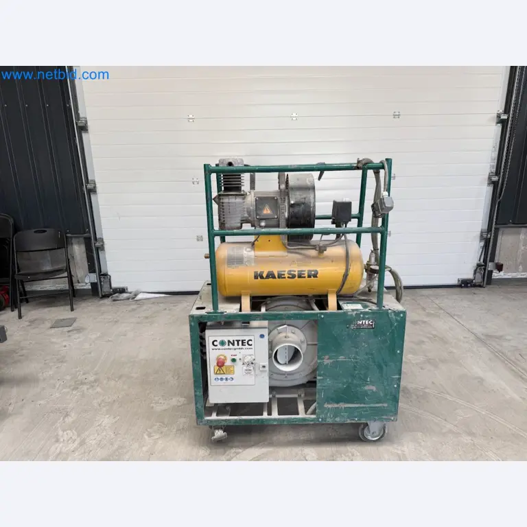 Versatile shot blasting machine with a matching extraction system-8