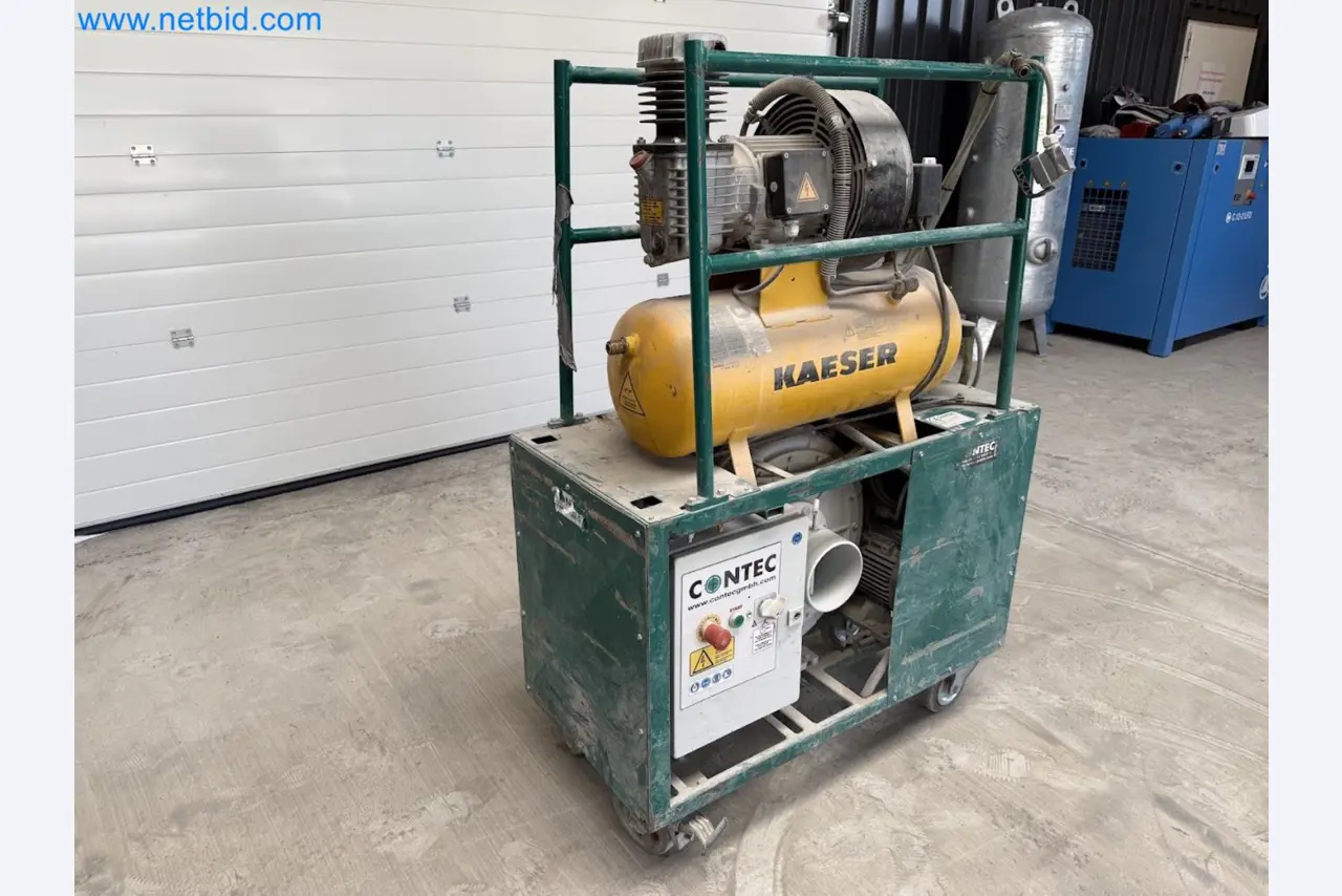 Versatile shot blasting machine with a matching extraction system-9