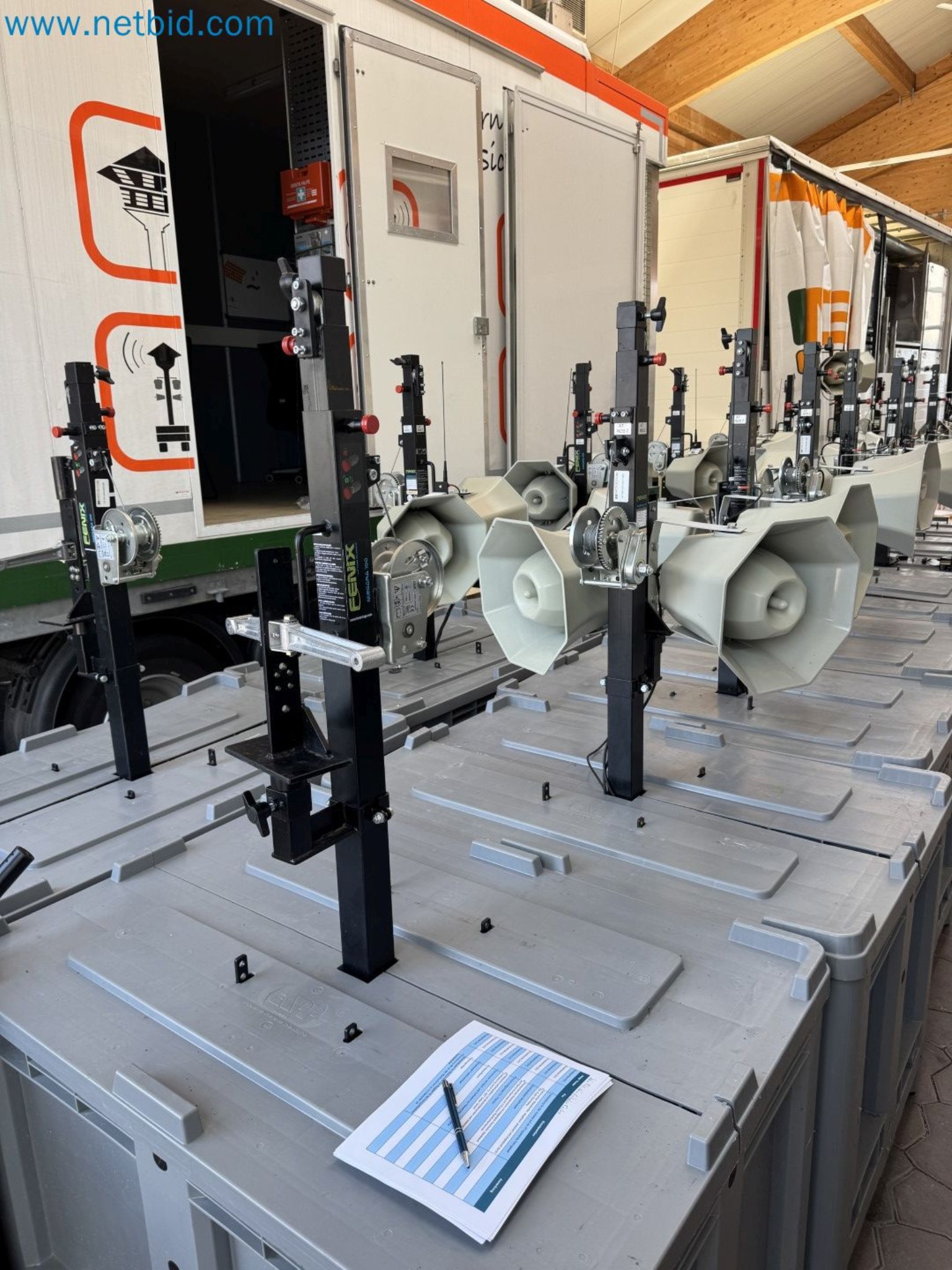 MOVETOS – Mobile event and technical support system, including a MAN truck and trailer-32