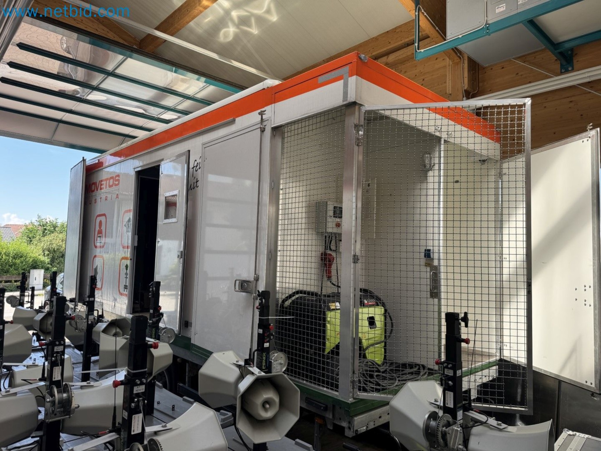 MOVETOS – Mobile event and technical support system, including a MAN truck and trailer-40