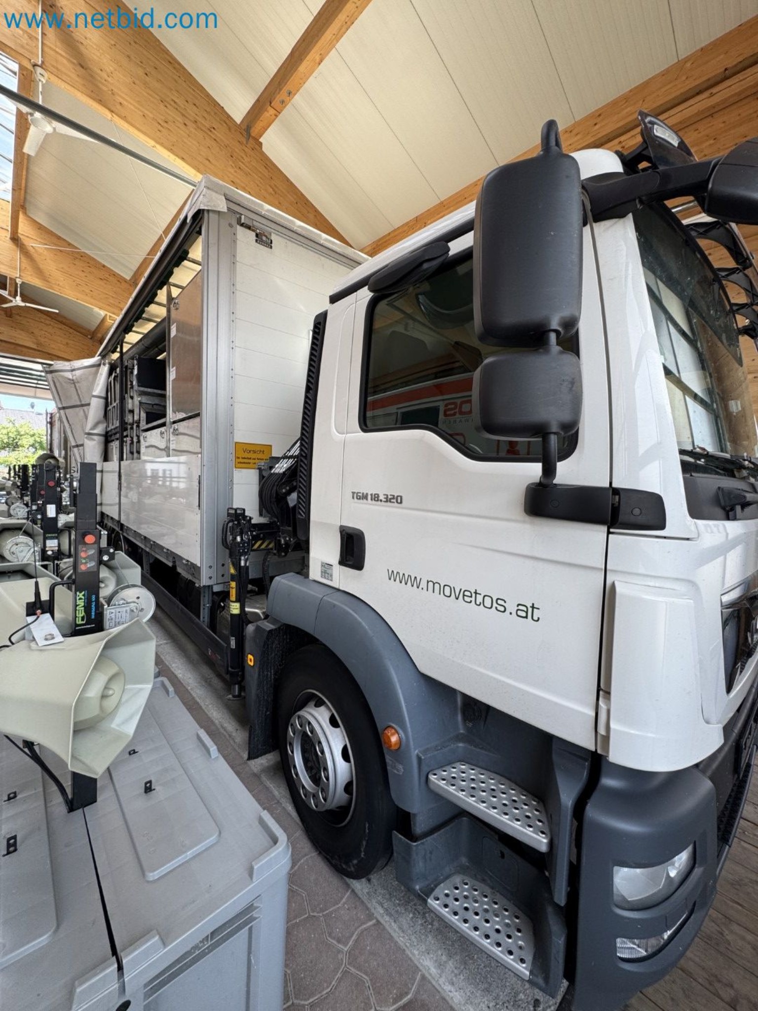 MOVETOS – Mobile event and technical support system, including a MAN truck and trailer-50