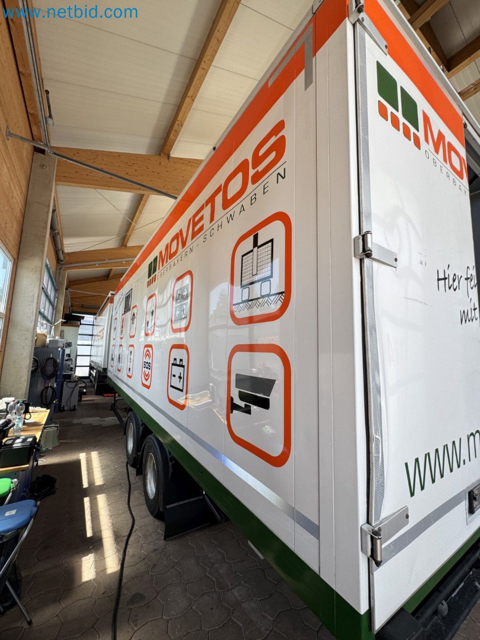 MOVETOS – Mobile event and technical support system, including a MAN truck and trailer-76