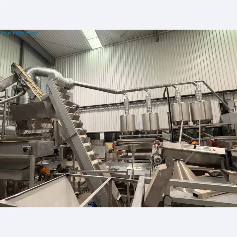 Nussverarbeitungsanlage zum Schälen, Trocknen und Verpacken-128