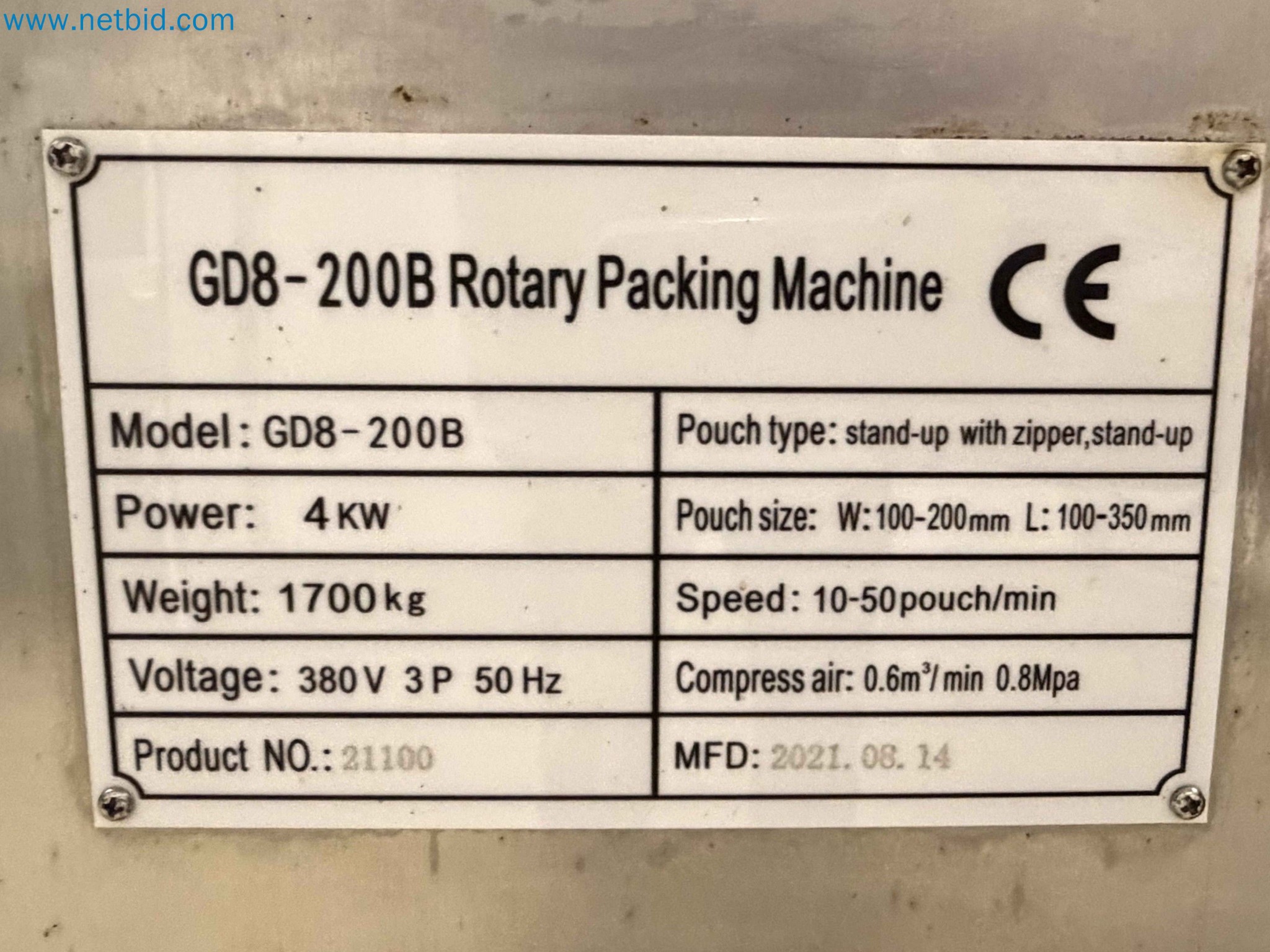 Nussverarbeitungsanlage zum Schälen, Trocknen und Verpacken-209