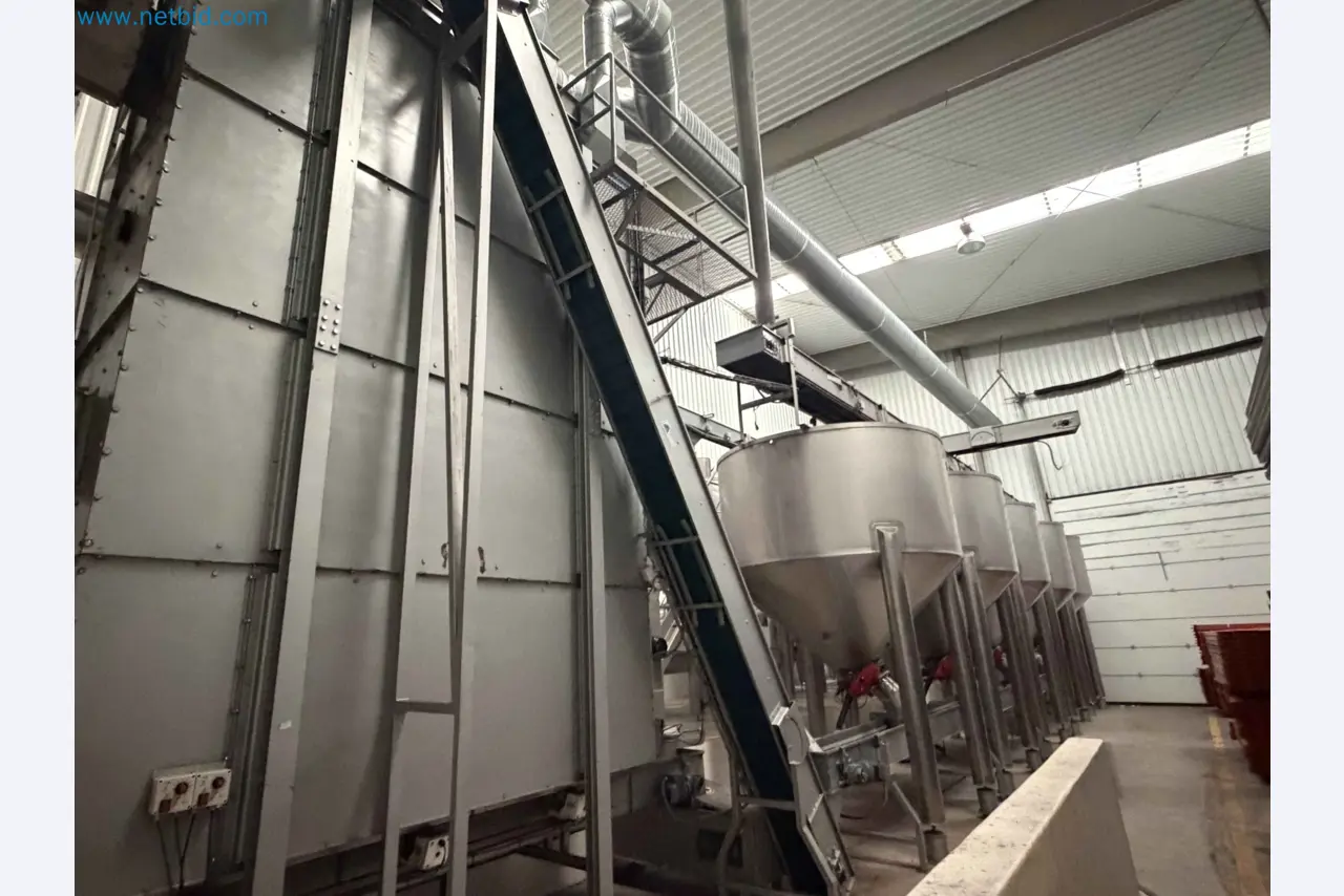 Nussverarbeitungsanlage zum Schälen, Trocknen und Verpacken-2