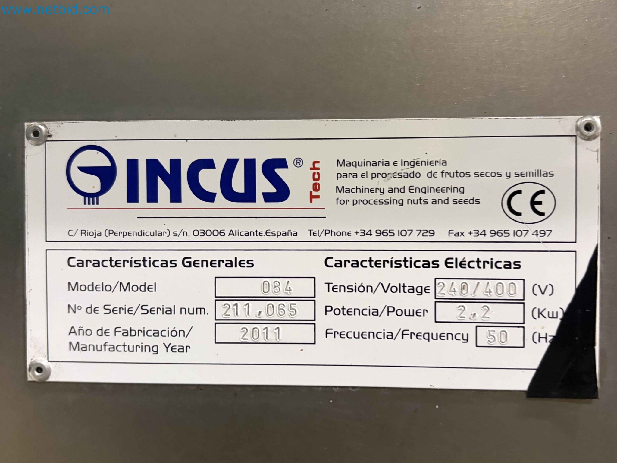 Nussverarbeitungsanlage zum Schälen, Trocknen und Verpacken-54