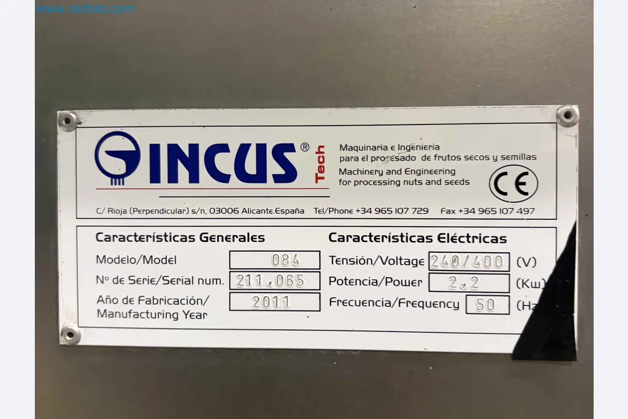Nussverarbeitungsanlage zum Schälen, Trocknen und Verpacken-54