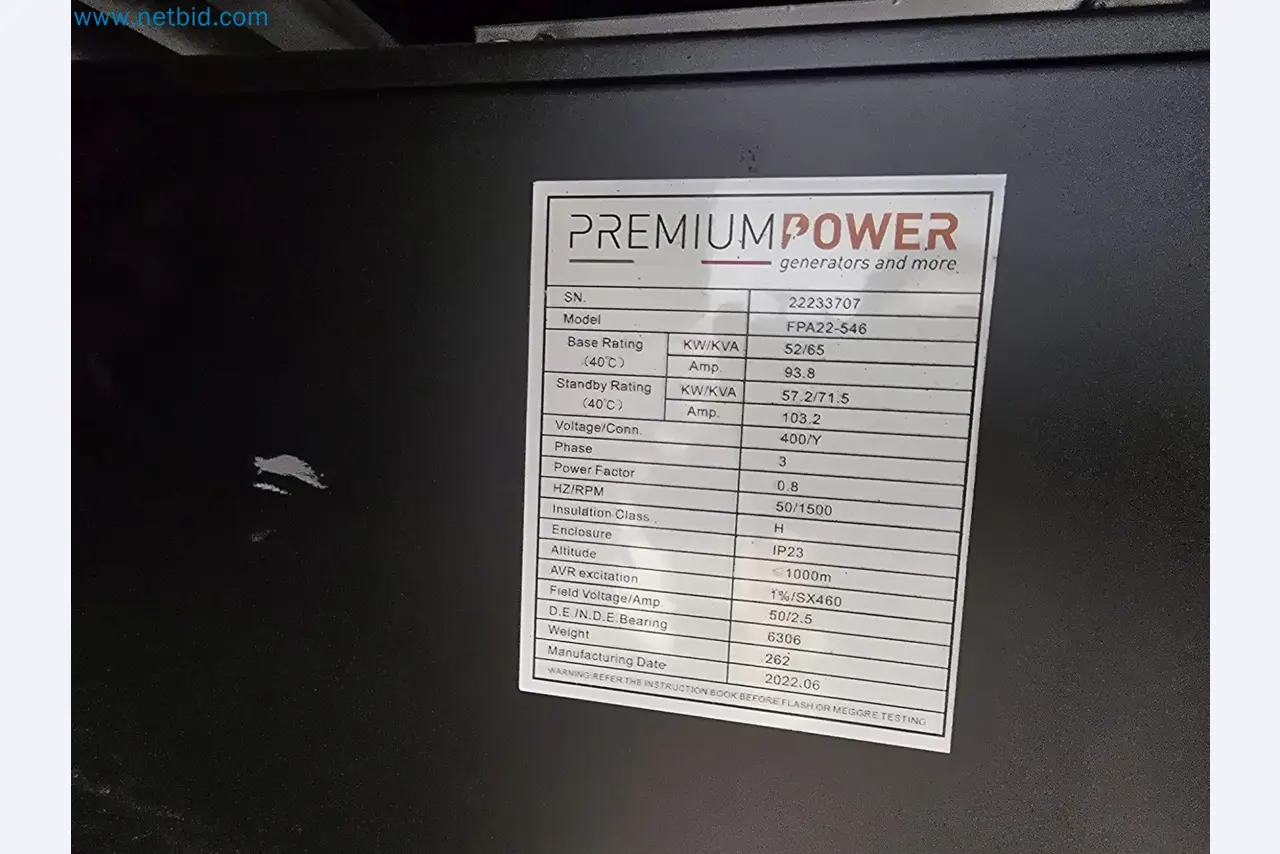 Industrie Notstromerzeuger Premium Power PP69Y-12