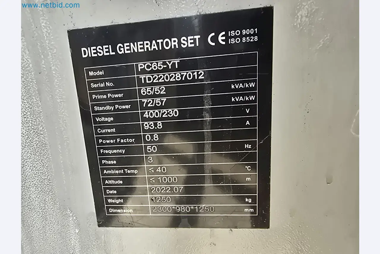 Industrie Notstromerzeuger Premium Power PP69Y-4