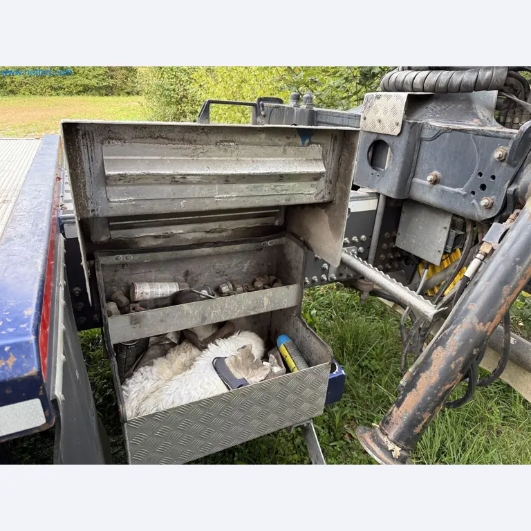 Effiziente Beladung und Holztransport mit dem VOLVO FH16 750 HP 6x4 Rigid inklusive Heckladekran Palfinger EPSILON Q150Z 96-43