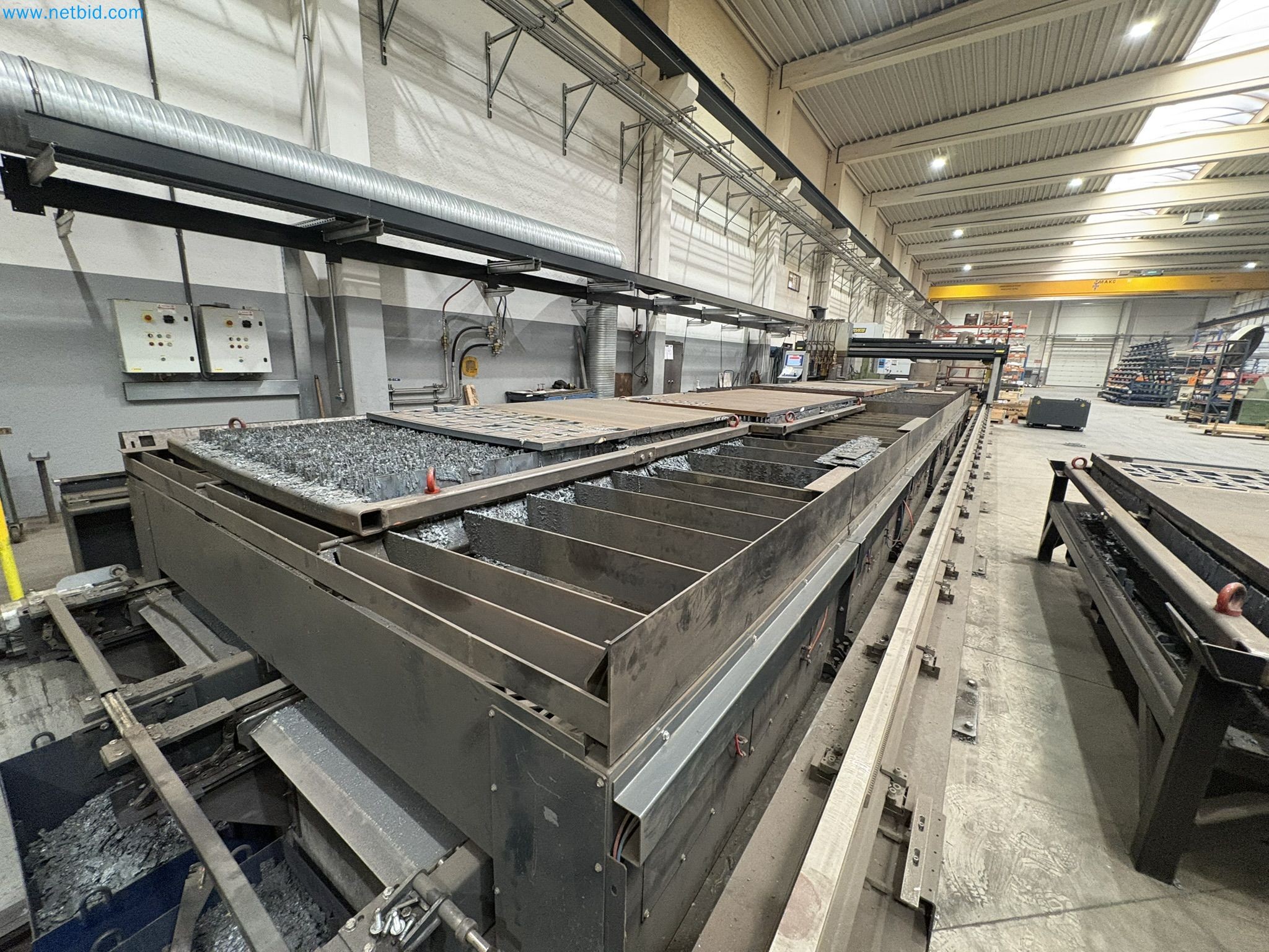 CNC oxy-fuel cutting machine and aluminium double mitre saw-11