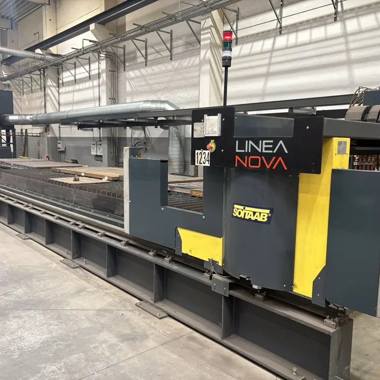 CNC oxy-fuel cutting machine SOITAAB LINEATECH NOVA 40 OXY
