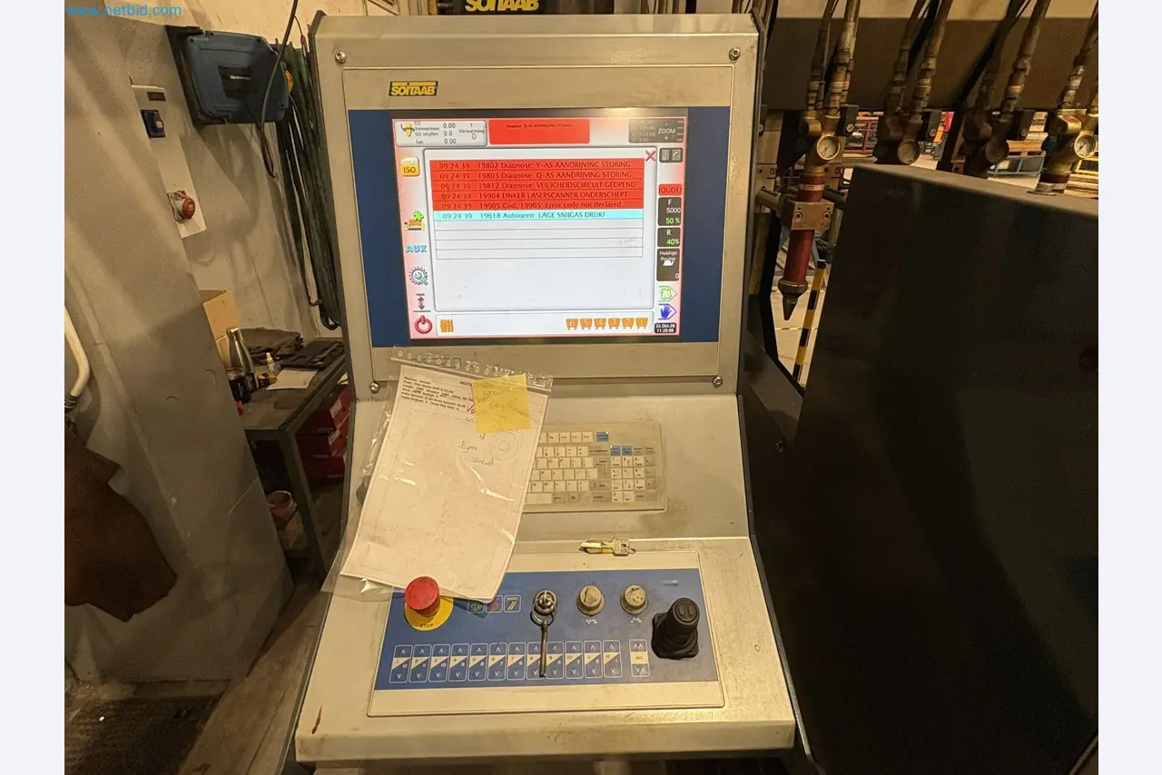CNC oxy-fuel cutting machine and aluminium double mitre saw-5