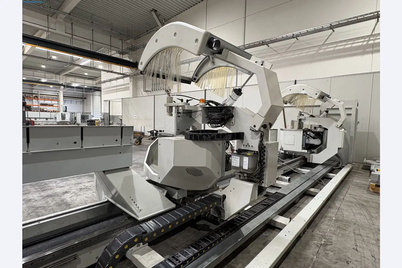 CNC oxy-fuel cutting machine and aluminium double mitre saw-10