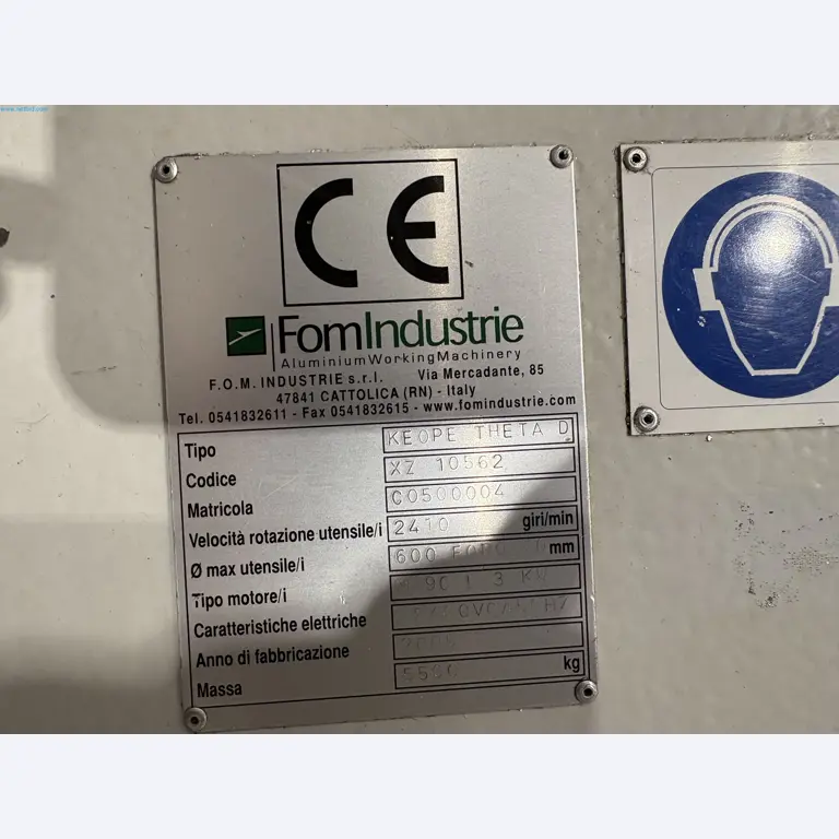 CNC oxy-fuel cutting machine and aluminium double mitre saw-14