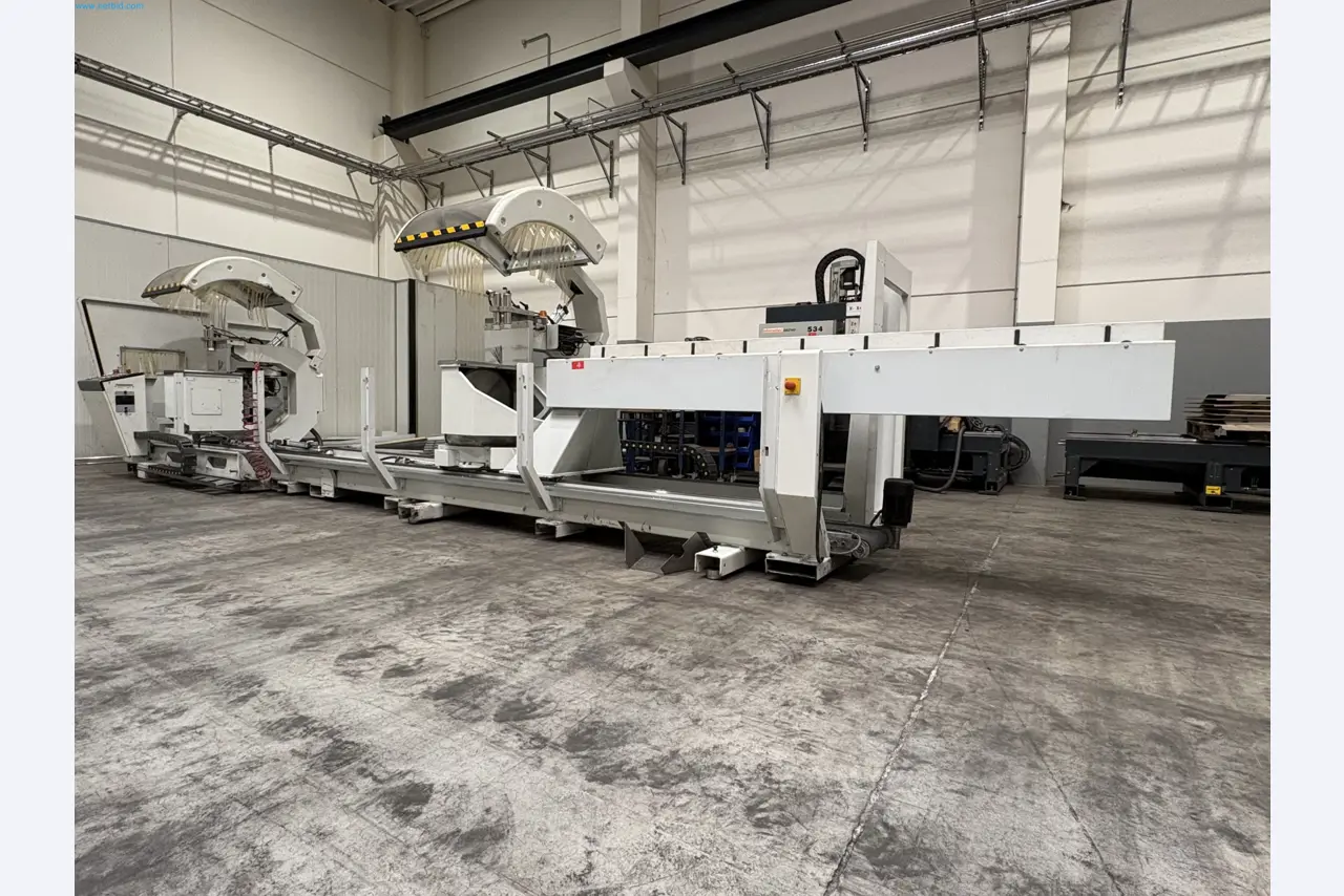 CNC oxy-fuel cutting machine and aluminium double mitre saw-1