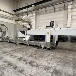 CNC double-head mitre saw