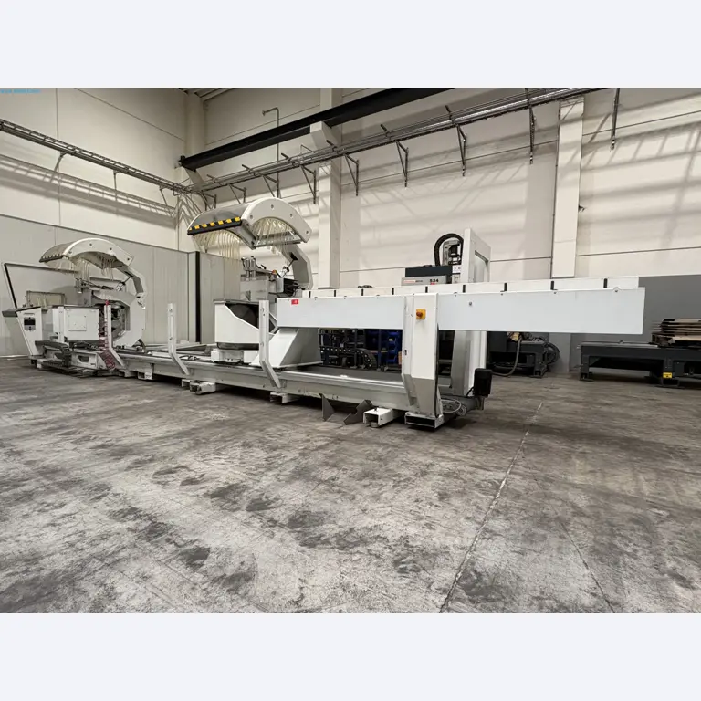 CNC oxy-fuel cutting machine and aluminium double mitre saw-1