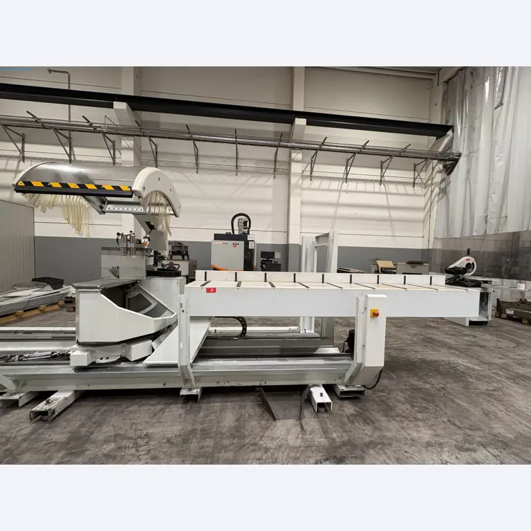 CNC oxy-fuel cutting machine and aluminium double mitre saw-9