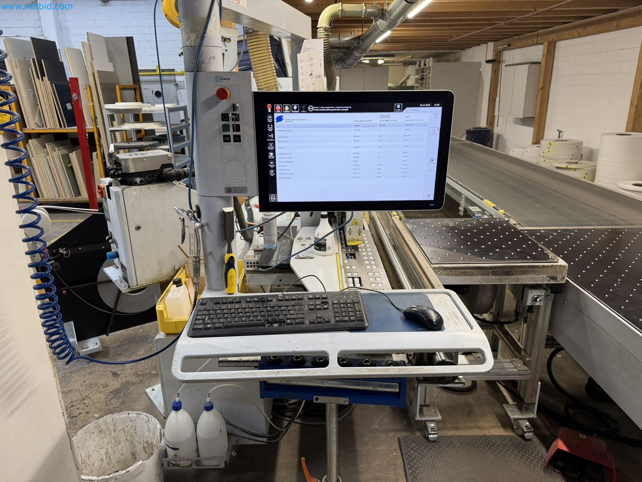 HOMAG KAL370 Edge Banding Machine with Workpiece Return System-3