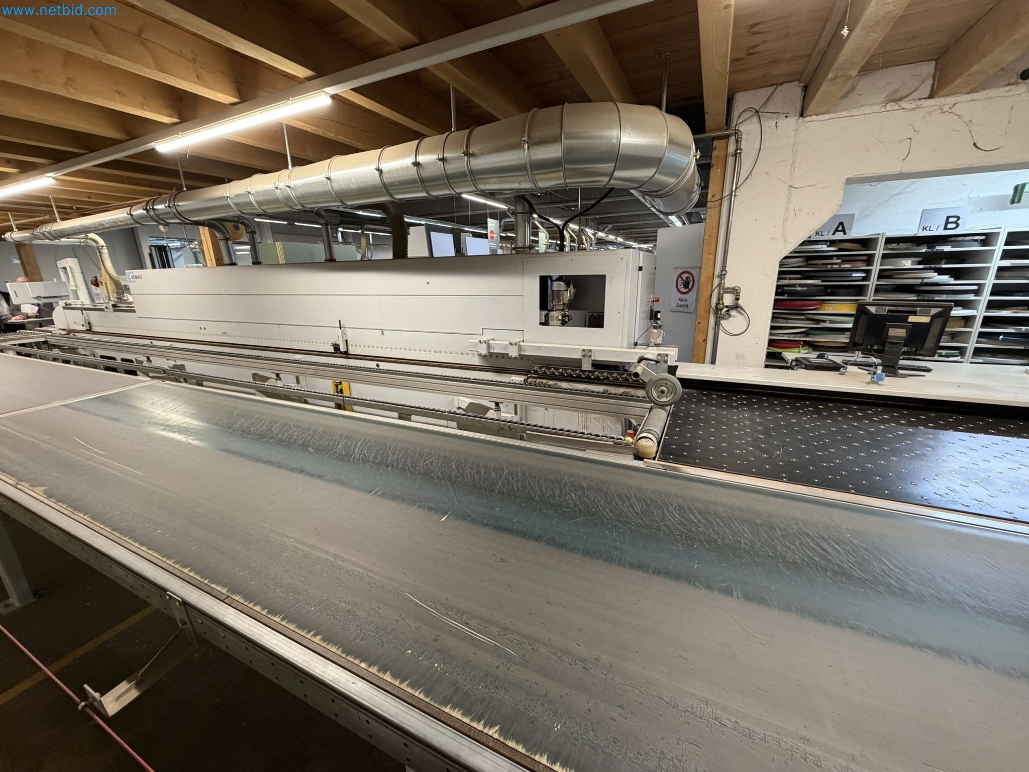 HOMAG KAL370 Edge Banding Machine with Workpiece Return System-48