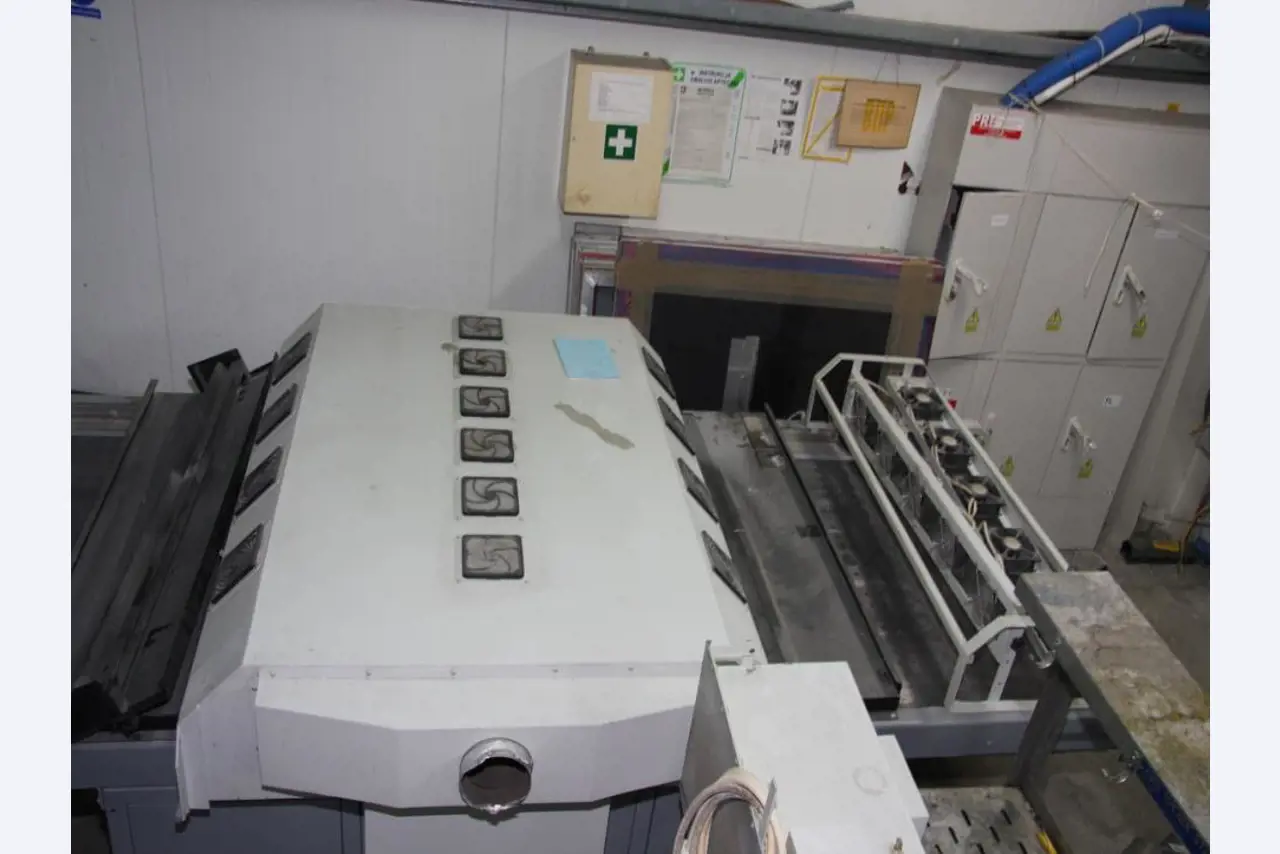 used book block production line, platesetter CTP-7