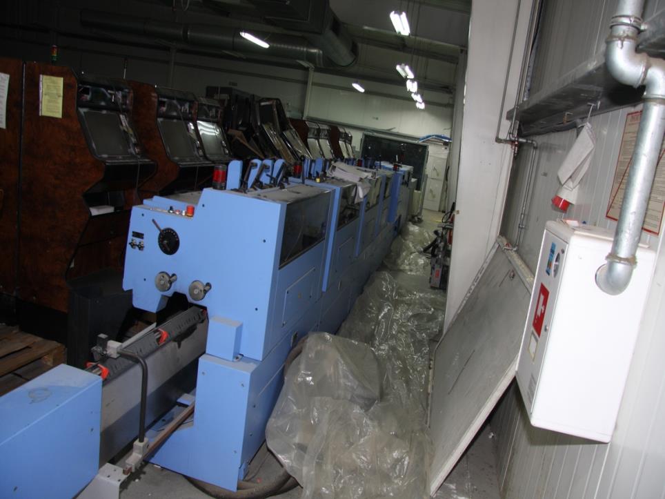 Linia do przygotowania wkladek pod oprawe twarda, Naswietlarka CTP-6