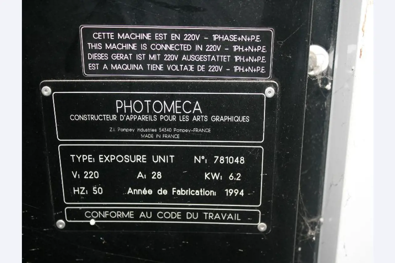 used book block production line, platesetter CTP-4