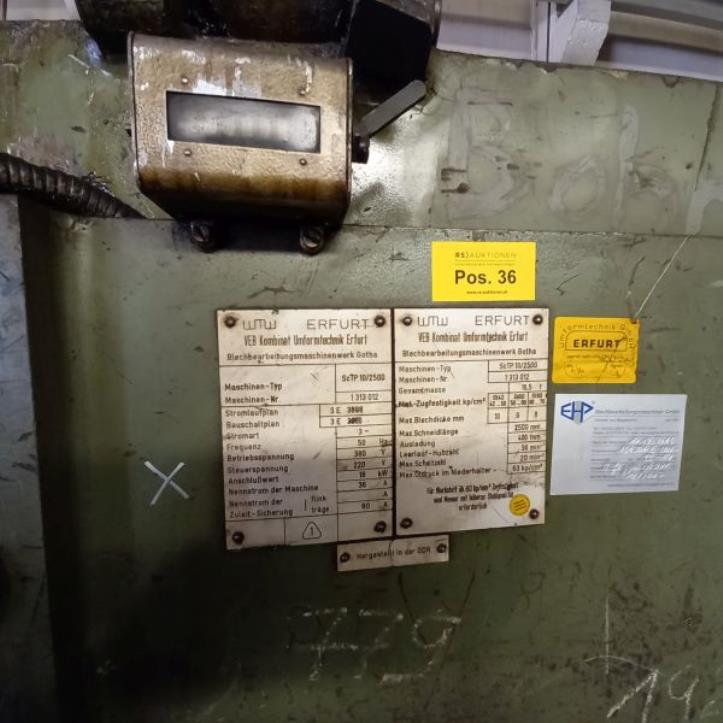 Machinery and equipment from a German metal construction company -2