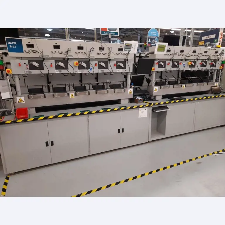 Máquinas y equipos de una fábrica de contadores de gas-1