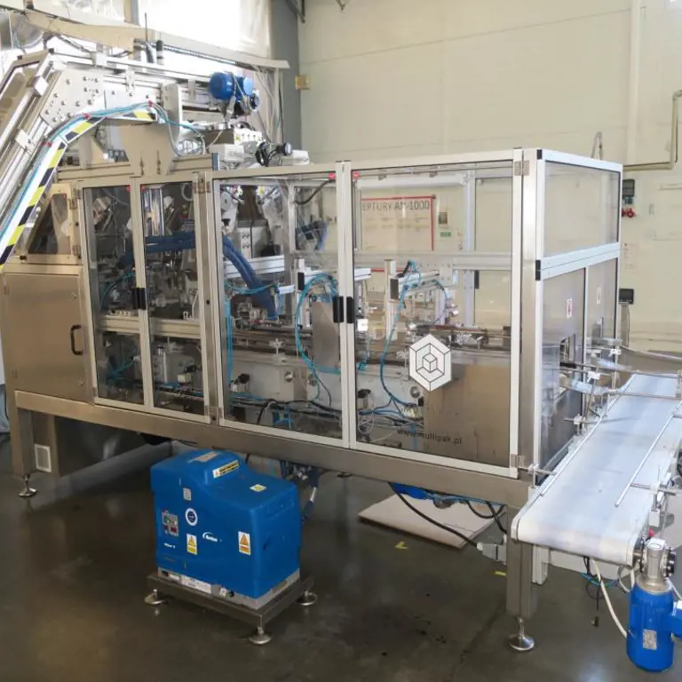 6-component mixing plant, dosing system and packing of packaging into boxes Multipak