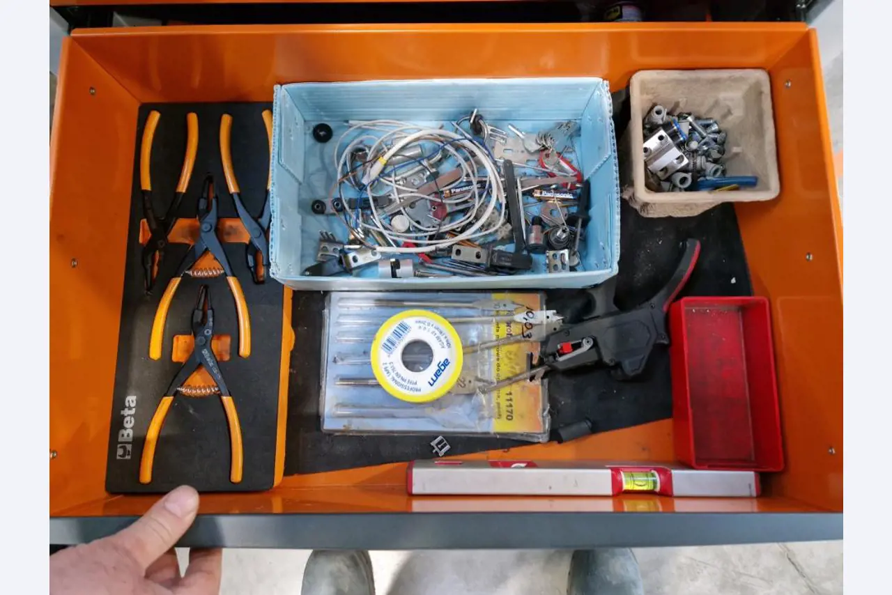 Machines from a plant producing surge protection devices-7