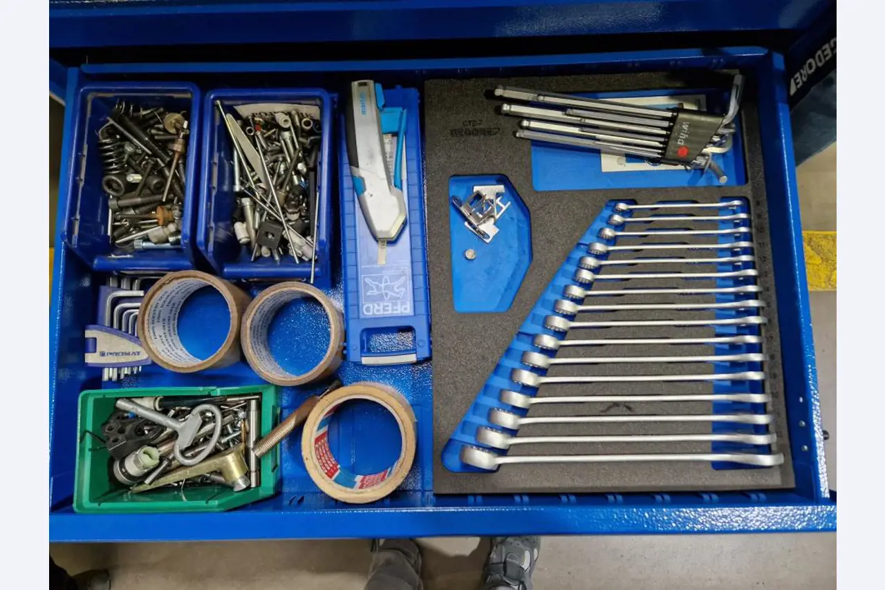 Machines from a plant producing surge protection devices-4