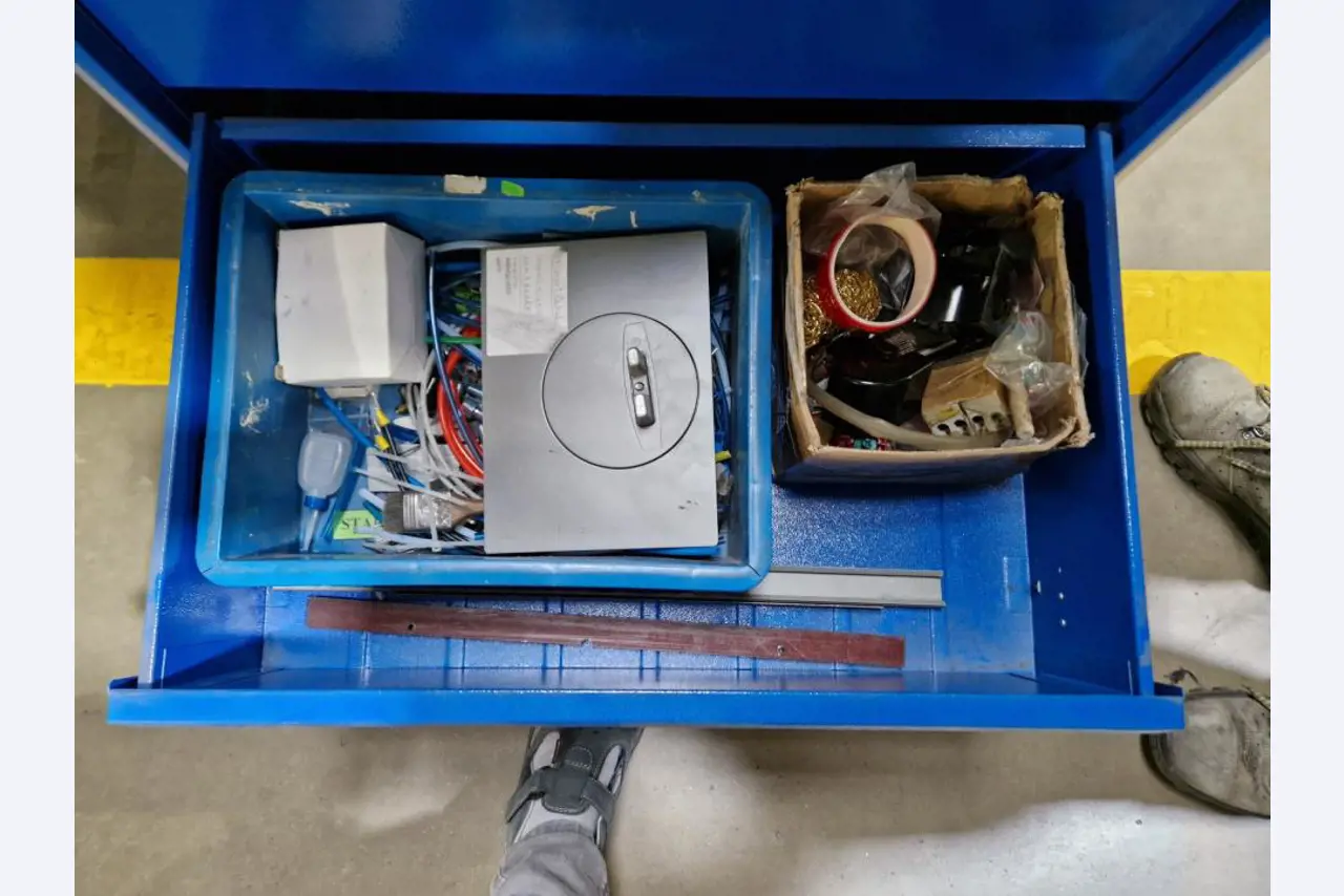 Machines from a plant producing surge protection devices-9