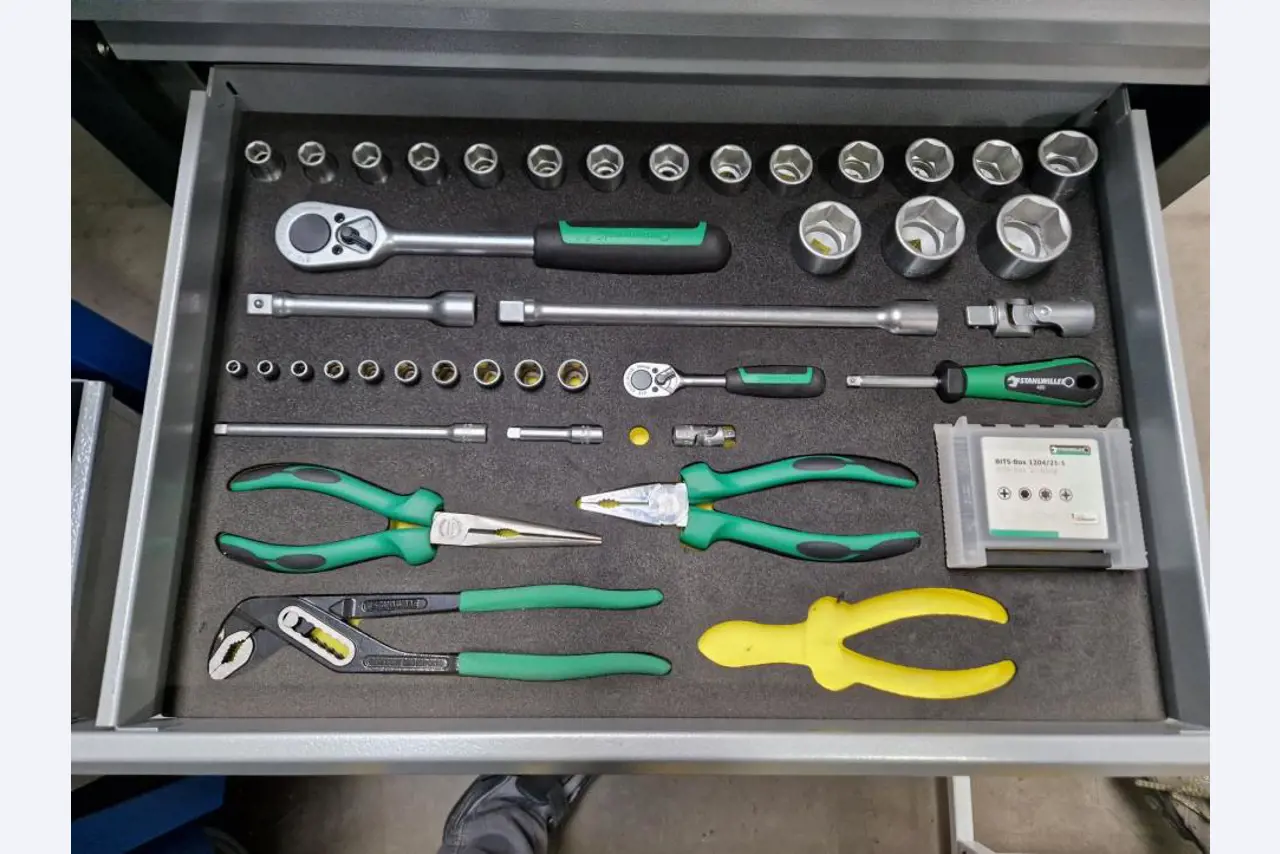 Machines from a plant producing surge protection devices-4