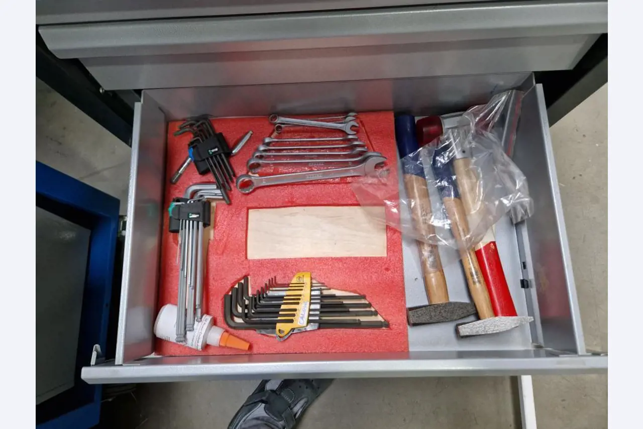 Machines from a plant producing surge protection devices-6