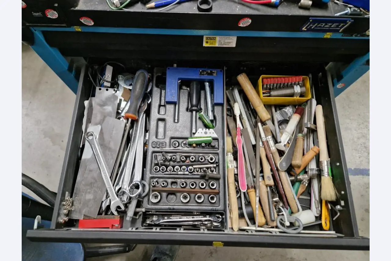 Machines from a plant producing surge protection devices-4