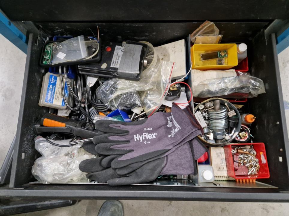 Machines from a plant producing surge protection devices-7