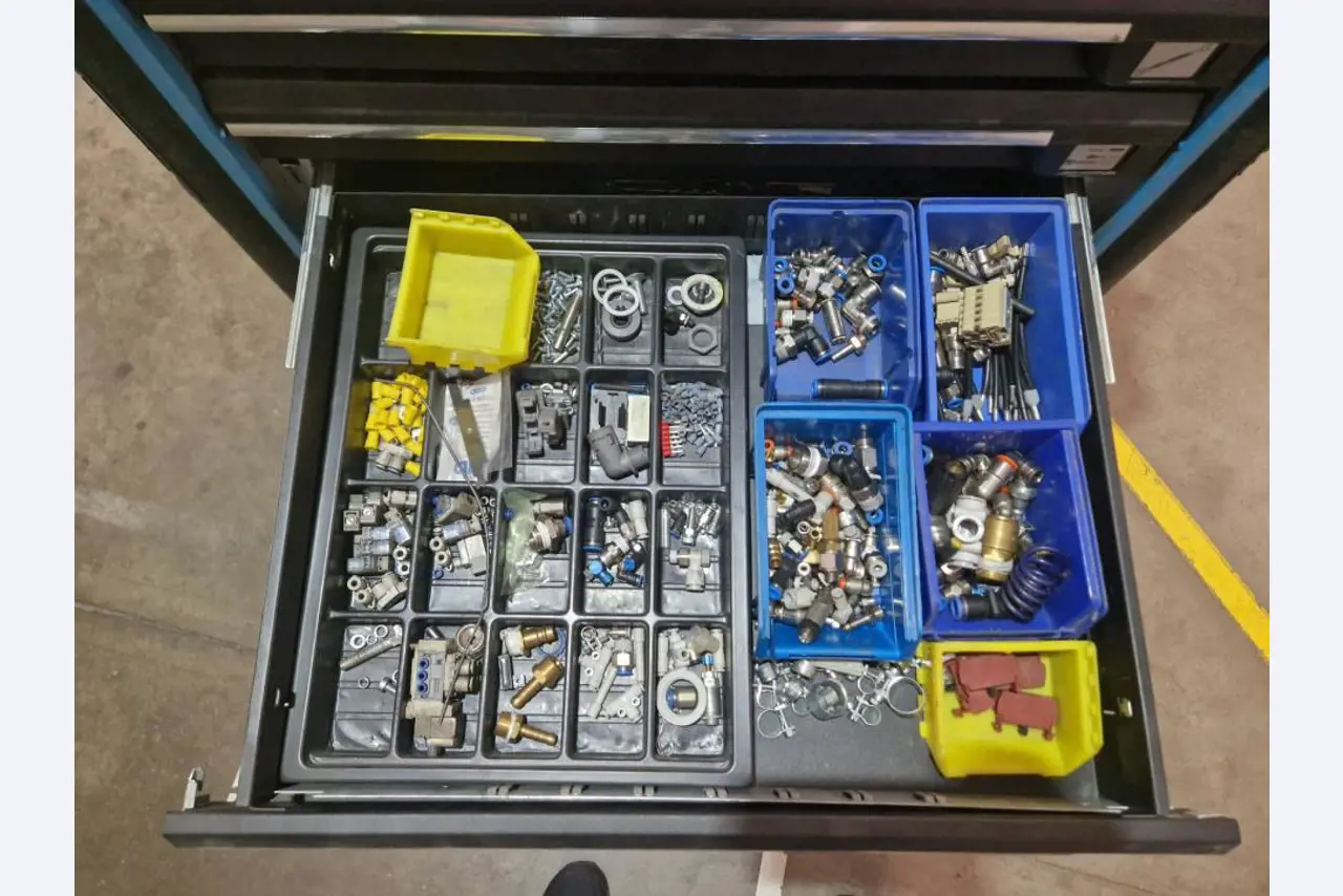 Machines from a plant producing surge protection devices-5