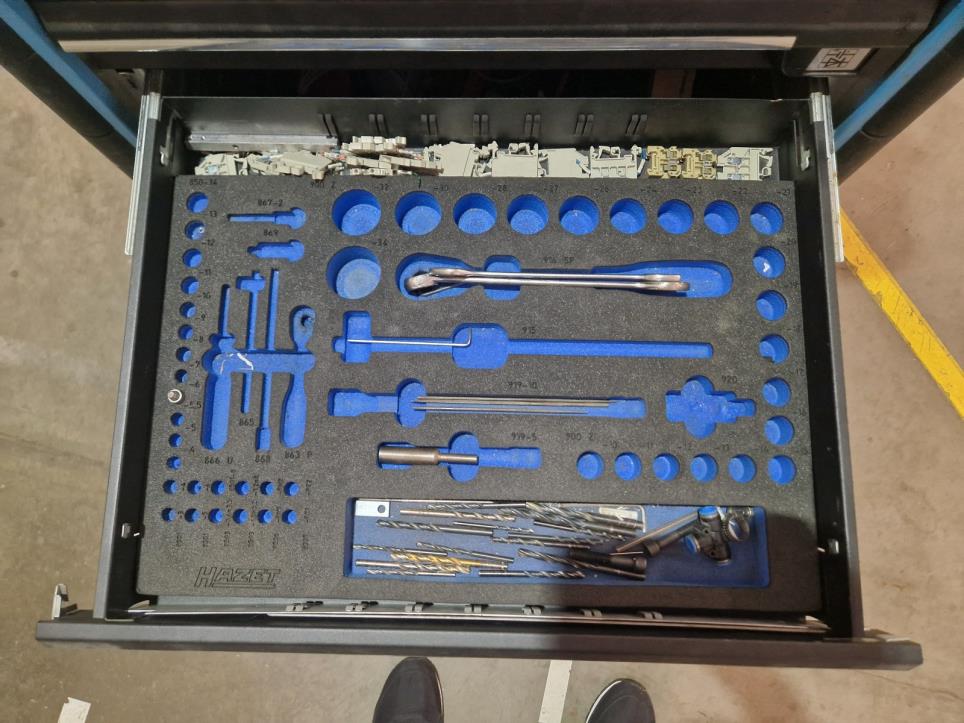 Machines from a plant producing surge protection devices-6