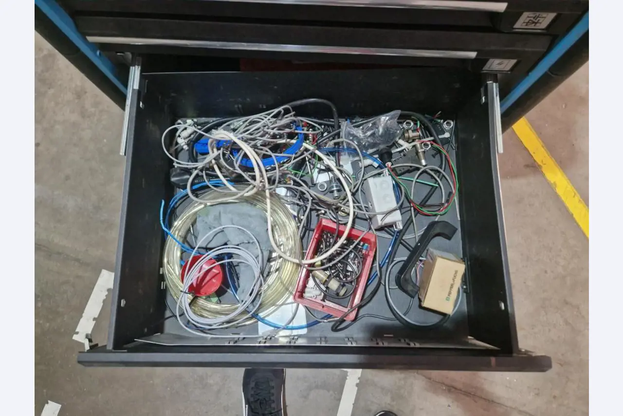 Machines from a plant producing surge protection devices-7