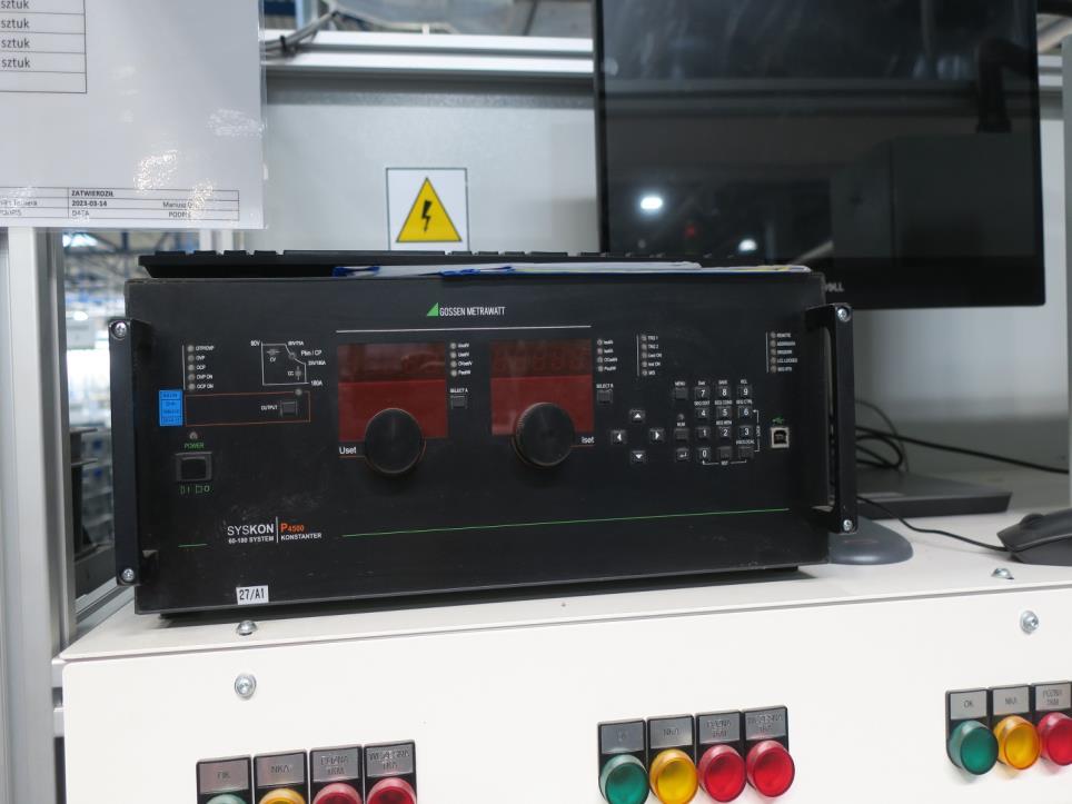 Machines from a plant producing surge protection devices-5