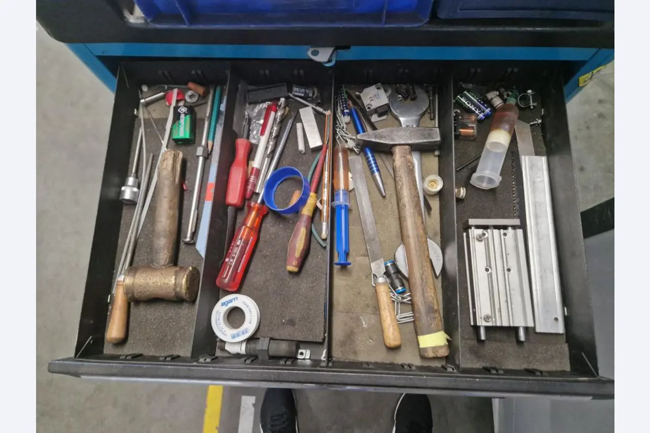 Machines from a plant producing surge protection devices-2