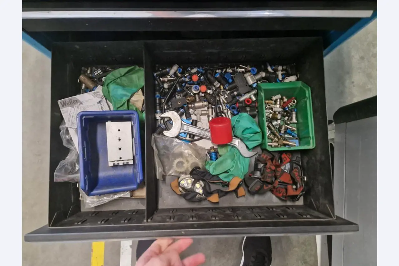 Machines from a plant producing surge protection devices-6