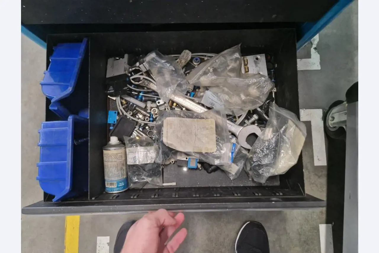 Machines from a plant producing surge protection devices-7