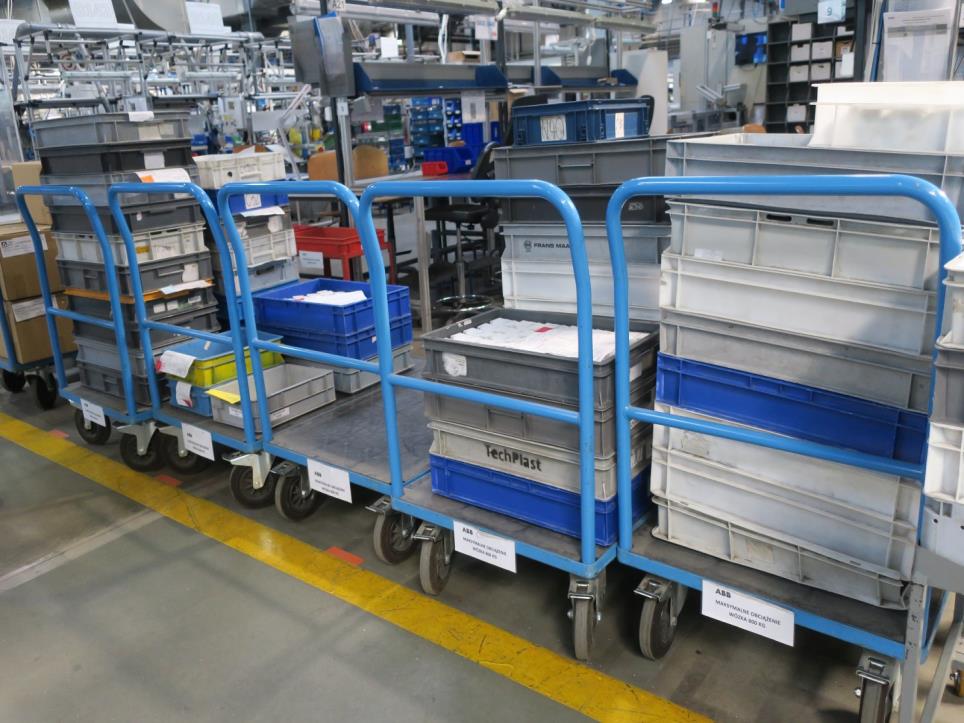 Machines from a plant producing surge protection devices-4