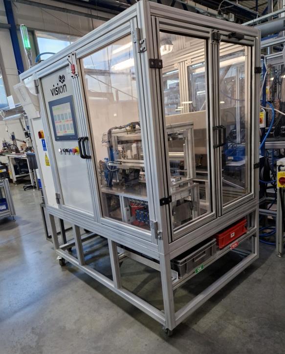 Machines from a plant producing surge protection devices-2